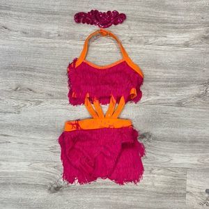 Adorable kids flapper costume size intermediate child. Only worn once